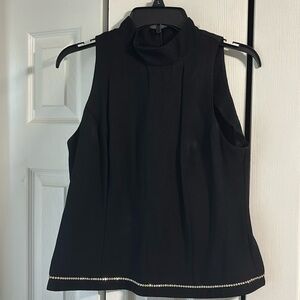 Vintage Victorian Holly Rhinestone  Trim Top